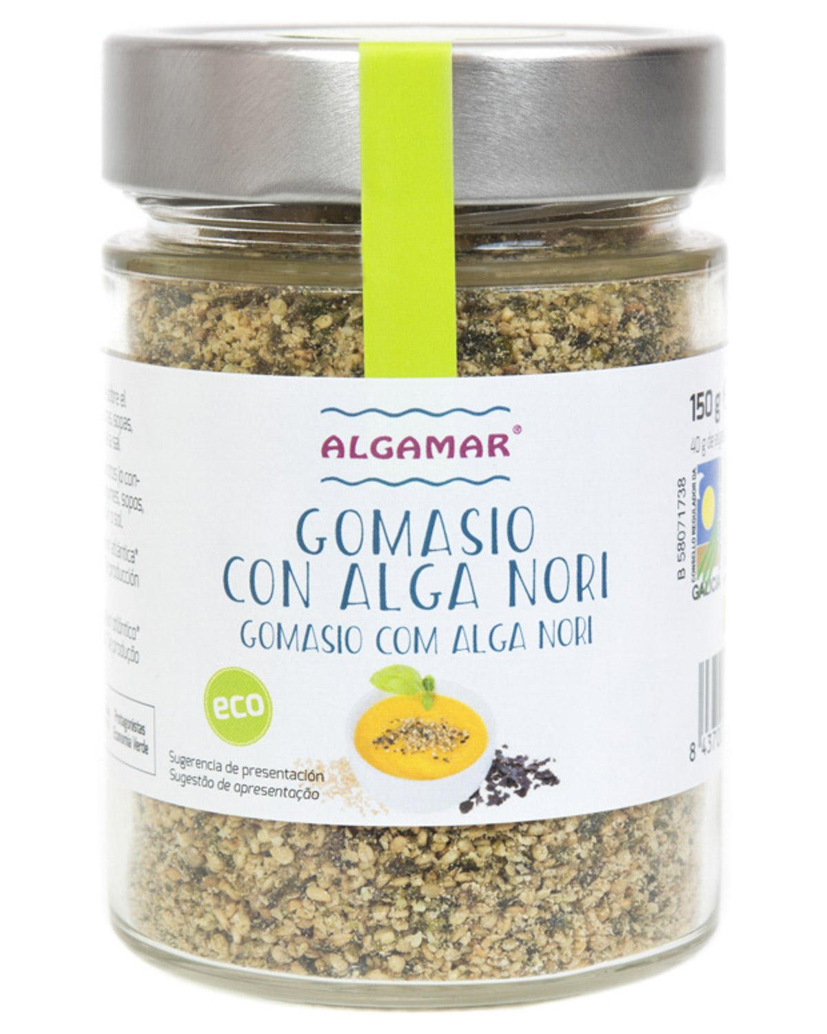 Gomasio con Alga Nori Bio 150g