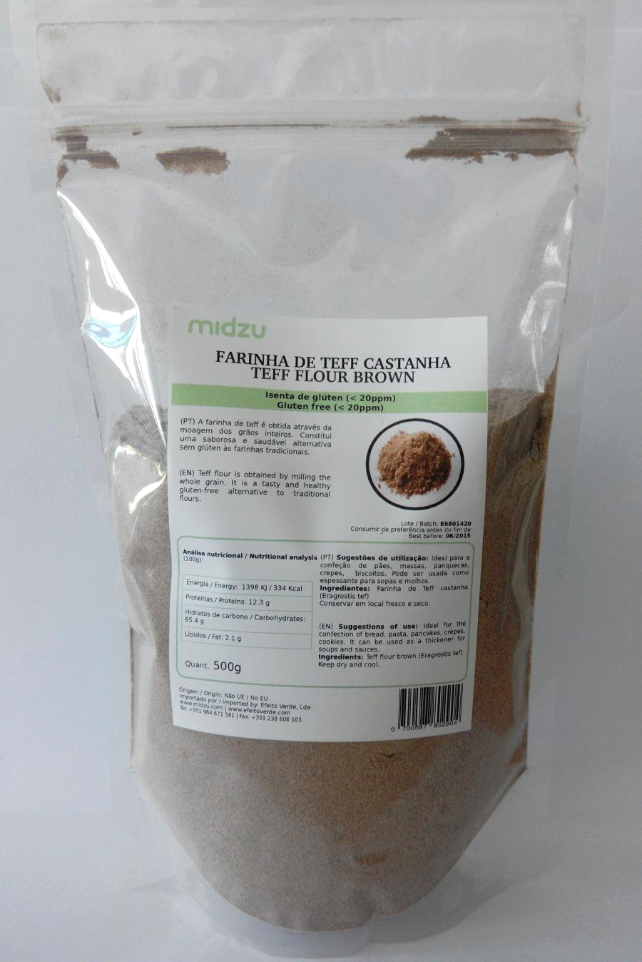 Farina di Teff scura Midzu - 500 gr
