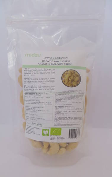 Anacardi crudi biologici Midzu - 5 Kg