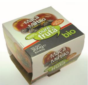 Pur di Mirtillo e Mela biologici - 200 gr